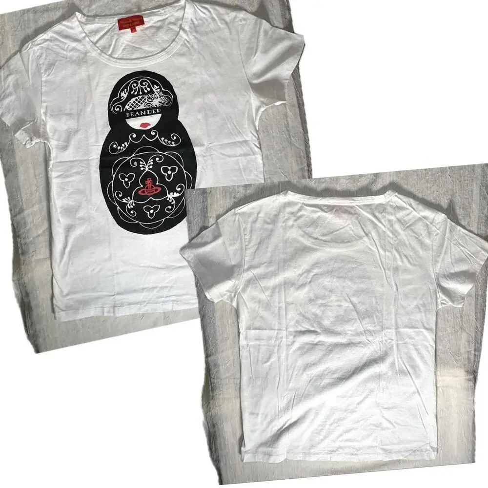 Vivienne Westwood Russian Nesting Doll White Tee - Size S - Picture 3 of 5